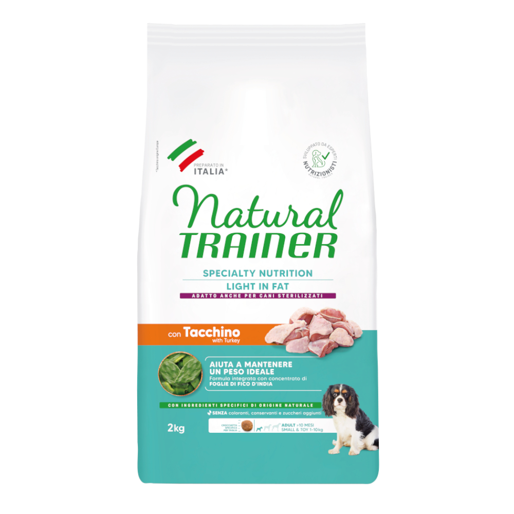 Natural Trainer Light in Fat Adult Small & Toy mit Pute - 2 x 2 kg von Trainer Natural Dog