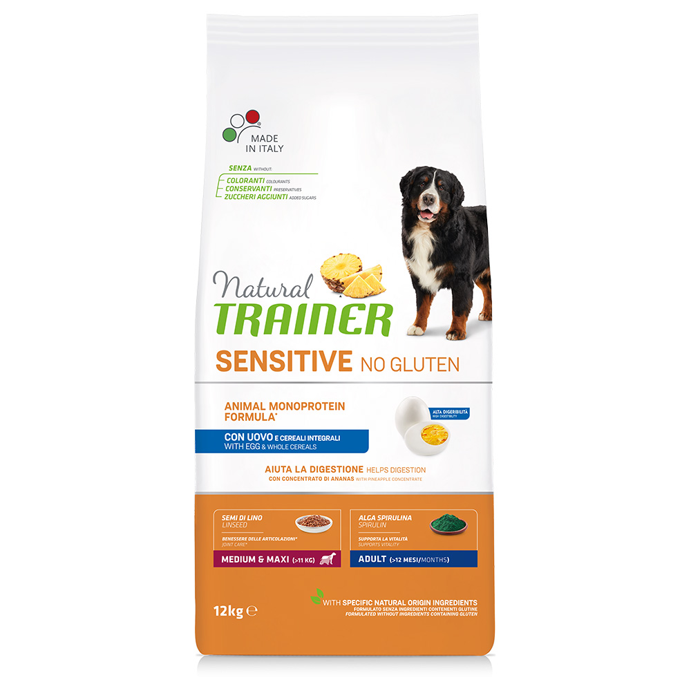 Natural Trainer Sensitive Adult Medium/Maxi mit Ei - 12 kg von Trainer Natural Sensitive