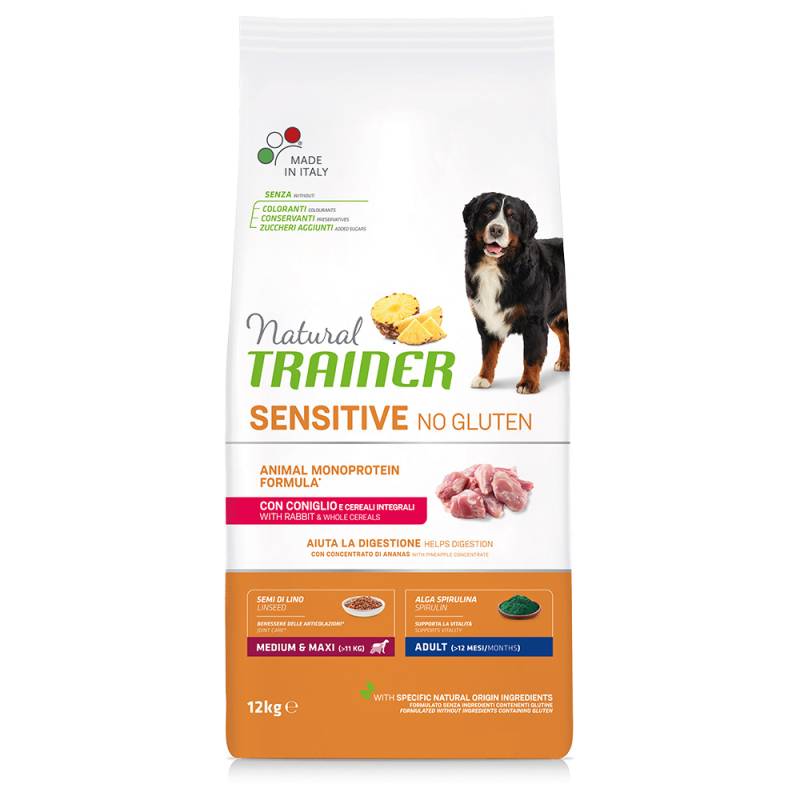 Natural Trainer Sensitive Adult Medium/Maxi mit Kaninchen - 12 kg von Trainer Natural Sensitive