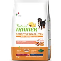 Natural Trainer Sensitive No Gluten Adult Medium/Maxi mit Lachs - 2 x 3 kg von Trainer Natural Sensitive