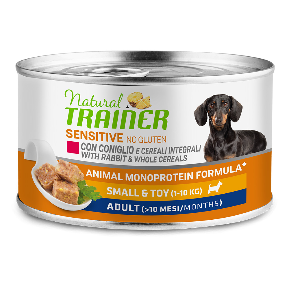 Natural Trainer Sensitive No Gluten Small & Toy Adult - Sparpaket: 24 x 150 g Kaninchen von Trainer Natural Sensitive