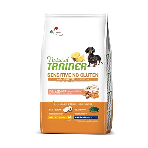 Trainer Natural Sensitive No Gluten Small & Toy Adult mit Lachs 2 kg von Trainer Natural