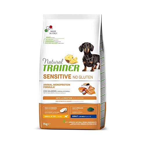 Trainer Natural Sensitive No Gluten Small & Toy Adult mit Lachs 7,5 kg von Trainer Natural