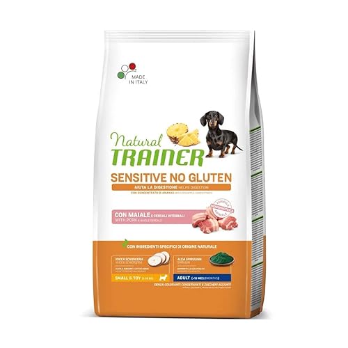 Trainer Natural Sensitive No Gluten Small & Toy Adult mit Schwein 2 kg von Trainer Natural