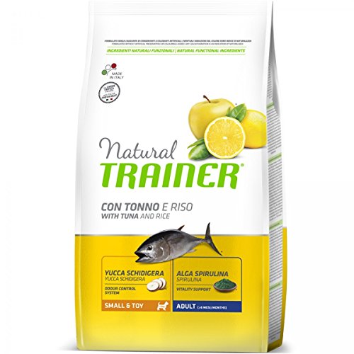 Kroketten für Hund Natural Trainer Adult mit Thunfisch und Reis – 2 x 2 kg – Promo Anzahl von Trainer Novafoods