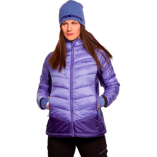 TRANGO Jacke Rulhe Hellblau/Dunkelblau, Größe S für Damen von Trango