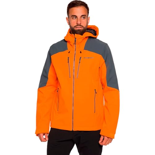 TRANGO Norwich Jacke ORANGE/ANTRAZIT L Herren von Trango