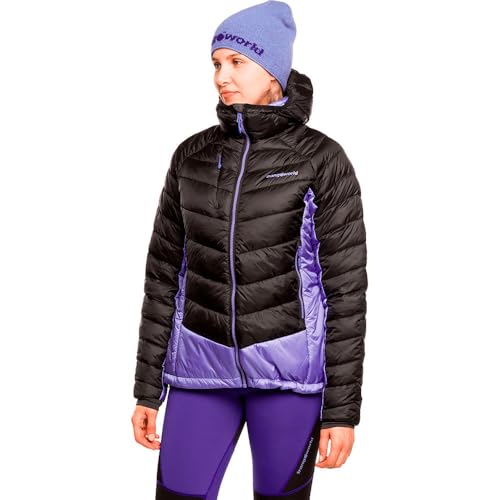 TRANGO RULHE Jacke SCHWARZ/HELLBLAU M Damen von Trango