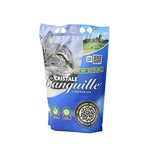 Tranquille La Cristale Katzenstreu, Aktivkohle, 3,95 l von Tranquille