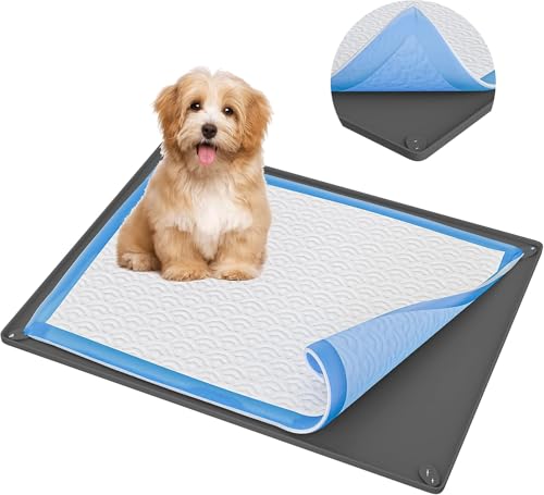 Dog Pee Pad Holder Tray, Non-Slip Pee Pad Holder von Transni