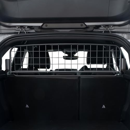 Travall Hundegitter Kompatibel Mit Peugeot 2008 (2019-Jetzt) TDG1712 - Fahrzeugspezifischer Kofferraumschutz, passgenau, Gepäckbarriere, Ladungsteiler, robuster, pulverbeschichteter Stahl von Travall