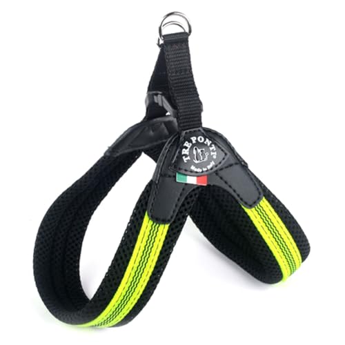 Tre Ponti Easy Fit Soft Mesh Fluo Pop mit Click-Verschluss, Farbe:gelb, Größe:Gr 1.5/28-32cm / bis 4kg von Tre Ponti