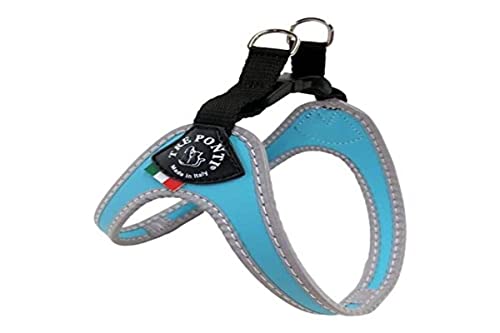 Tre Ponti Geschirr für Hunde / Farbe Blau / Gr.3,5 bis ca. 9kg Brustumfang 47-53cm von Tre Ponti