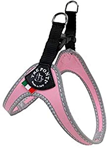 Tre Ponti Geschirr für Hunde / Farbe Rosa / Gr.4 bis ca. 14kg Brustumfang 56-60cm von Tre Ponti