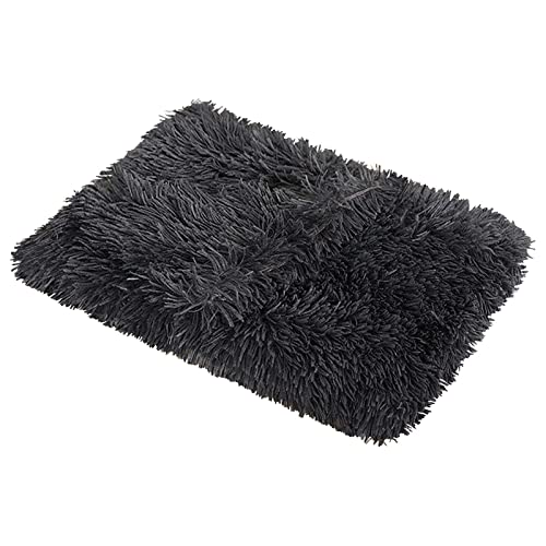 Treadyouth Spatz Haustierhäuser Hängen Hundedecke Katze Welpenmatte Vliesdecke Welbige Katzen Wurf Deckendecke für Heimtiere Hunde weich waschbar Versperrtes Haus (Dark Gray, M) von Treadyouth