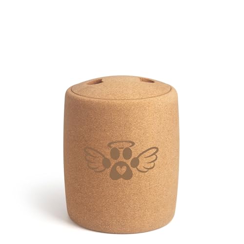 Tree Urn Biologisch Abbaubare Gedenkurne Für Haustierasche, Urne Für Haustiere, Fasst Haustierasche Bis Zu 40 KG, 2,9 Liter, Aschehalter(Angel paw) (Brown, Angel paw) von Tree Urn