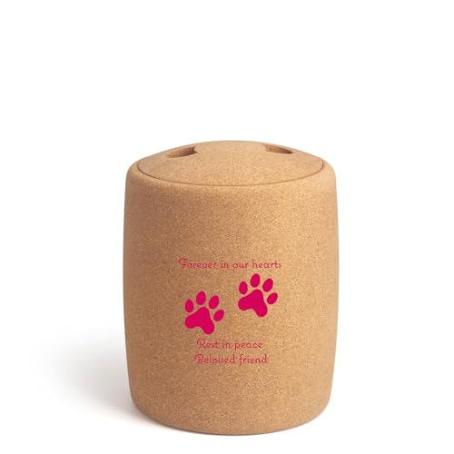 Tree Urn Biologisch Abbaubare Gedenkurne Für Haustierasche, Urne Für Tierasche, Fasst Haustierasche Bis Zu 40 KG, 2,9 Liter, Aschehalter(Forever) (Pink, Forever) von Tree Urn