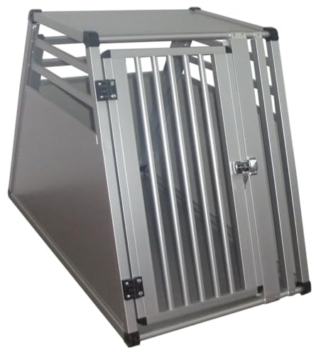 Hundetransportbox Hundebox Autotransportbox Reisebox Alu Transportbox 75x55x62cm von Trend Line