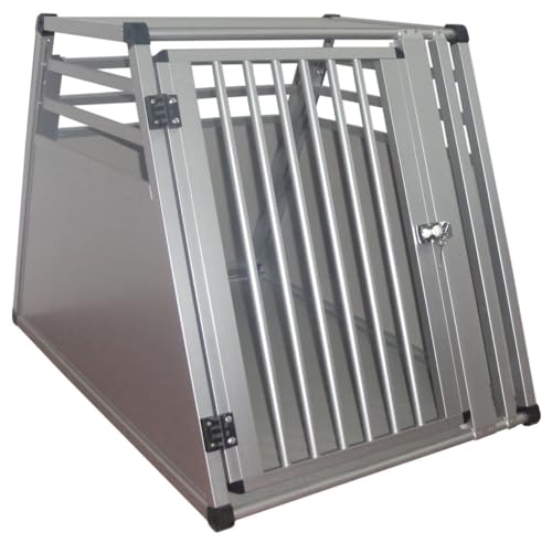 Hundetransportbox Hundebox Autotransportbox Reisebox Alu Transportbox 82x65x66cm von Trend Line