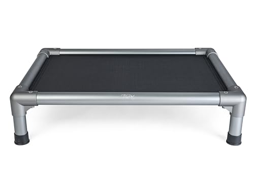 TrendPet HighBed hochwertiges erhöhtes Hundebett, Premium Hochbett, Hundeliege aus eloxiertem Aluminium (90x70cm) von TrendPet