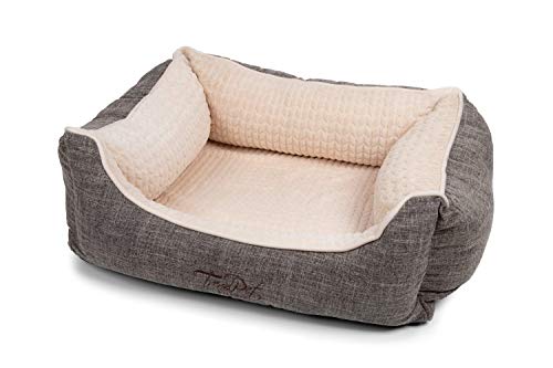 TrendPet VitaBed Beige - Orthopädisches Hundebett mit 5cm Memofoam (80x70cm) von TrendPet