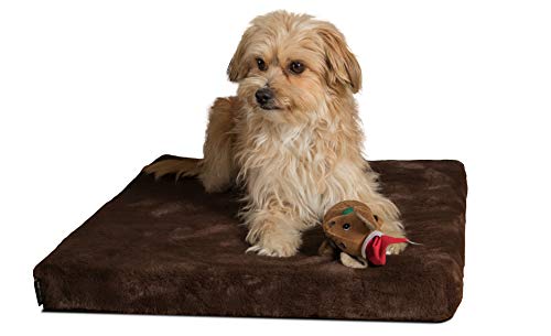 TrendPet VitaMedog - Viskoelastische Matratze Hundebett für Hunde braun (130x90cm) von TrendPet