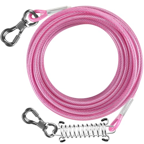 Tresbro Hundeleinenkabel mit Feder und Drehhaken, 3,5 m, 6,5 m, 6,5 m, 9,2 m, 15,2 m, 2,7 m, 30,5 m, 30 m, 30 m, 30 m, 30 m, 30 m, 30 m, 30 m, 30 m, 30 m, 30 m, 30 m, 30 m, 30 m, 30 m, 30 m, von Tresbro