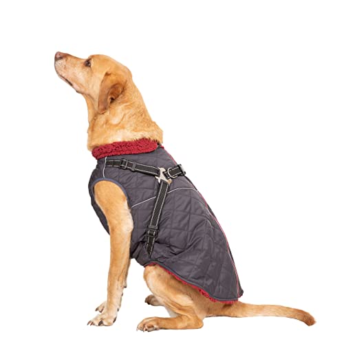 Hercules Windproof 2 in 1 Dog Coat - Carbon L von Trespaws