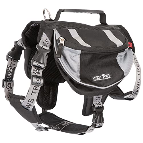 SNOOPER - DOG BACKPACK HARNESS - C: BLK T: L von Trespaws