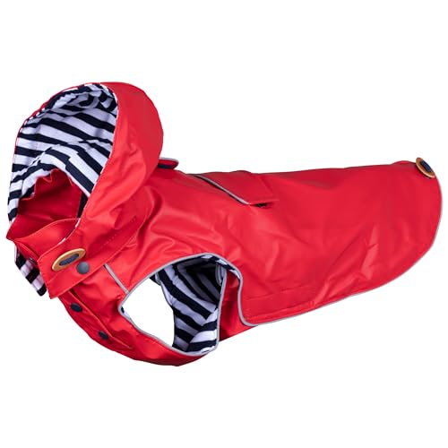 Trespaws Wasserdichter Hundemantel, verstaubare Tasche mit Zugang zum Geschirr, Seadog von Trespaws