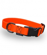 Hundehalsband Biothane STAY 25mm, Größe: M - 28-40cm, Farbe: neonorange von Treusinn