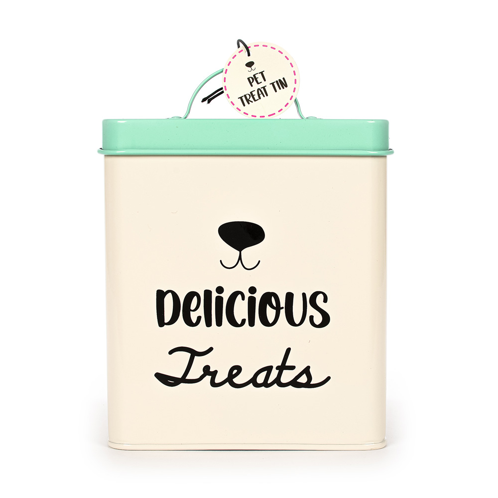 Leckerli-Dose "Delicious Treats" -  L 13,5 x B 13,5 x H 16 cm von Tri-Coastal Design