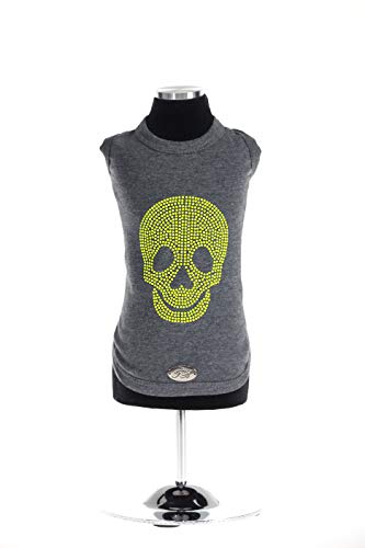 Trilly Tutti Brilli EliogiaXXS Helium T-Shirt mit Appl. Term. Skull XXS, Gelb von Trilly Tutti Brilli