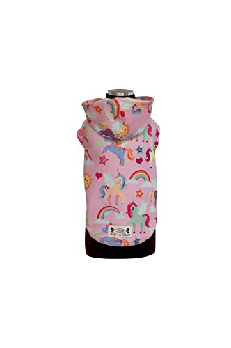 Trilly Tutti Brilli Grazia Felpacon Kapuze Einhorn-Druck, Rosa, XXS von Trilly tutti Brilli