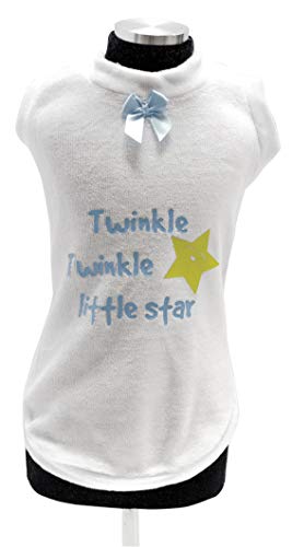 Trilly tutti Brilli T-Shirt aus Chenille mit Thermoapplikation aus Vinyl, Hellblau - 1 Produkt von Trilly tutti Brilli