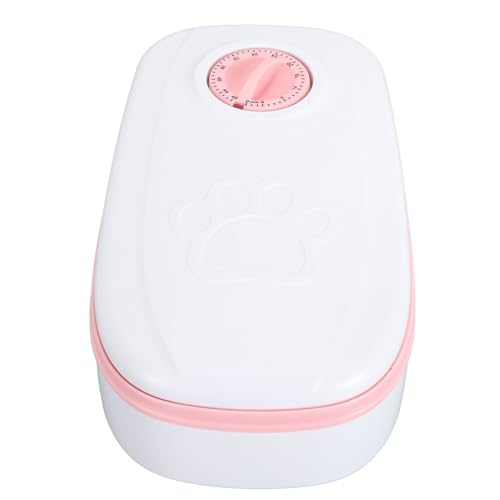 Automatischer Futternapf für Haustiere, Zeitgesteuerte Katzentoilette, Einfache Reinigung, Einzelmahlzeit für Hunde (PINK) von Trisar