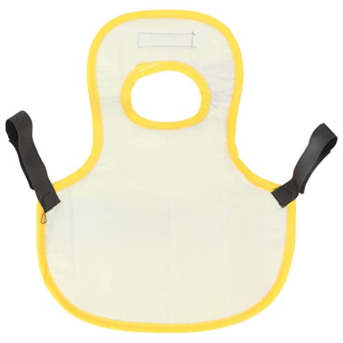 Reflektierende Weste für Hühner, Leichter Federschutz, Sicheres Satteldesign, Polyester-Hühnergeschirr für Gänse für Hühner (Yellow) von Trisar