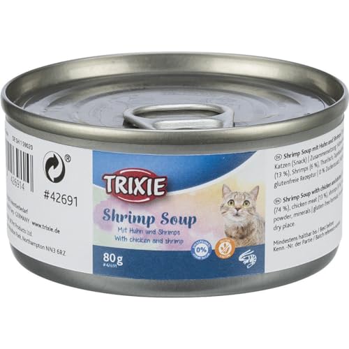 TRIXIE - Suppe mit Huhn und Garnelen 80 g für Katzen von Trixie