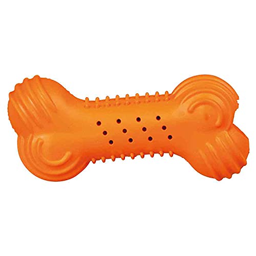 TRIXIE TX-34848 Rustling Bone, Natural Rubber 11 cm von TRIXIE