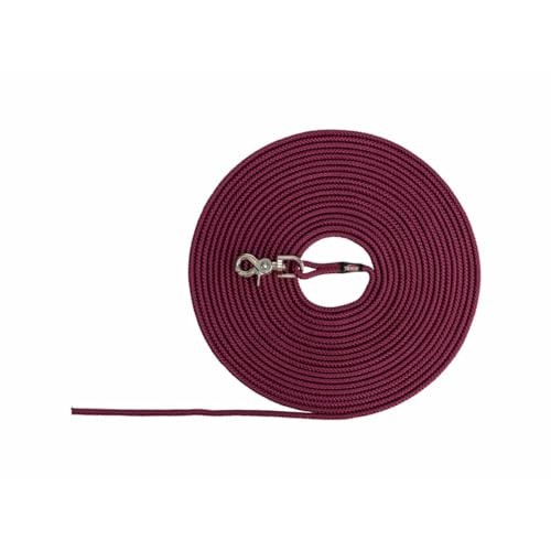 Trixie Hundeleine Schleppleine Rund Ohne Handschlaufe Sangria Rot 15 MTR X 0,6 cm (450960) von Trixie