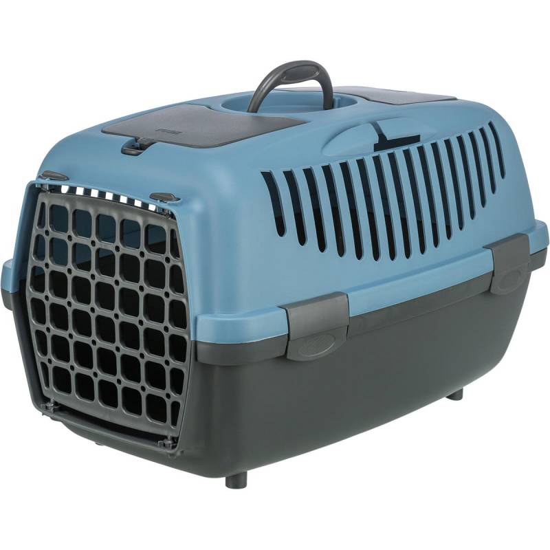 Trixie Katzen- und Hundebox Traveller Capri 3 dunkelgrau/pastellblau von TRIXIE