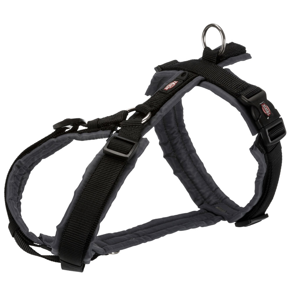 Trixie Premium Trekking Geschirr - schwarz/grafit - XL Trixie Premium Trekking Geschirr - schwarz/grafit - XL von Trixie
