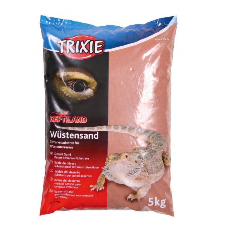 Trixie Terrariumbodengrund Wüstensand 5kg rot von TRIXIE