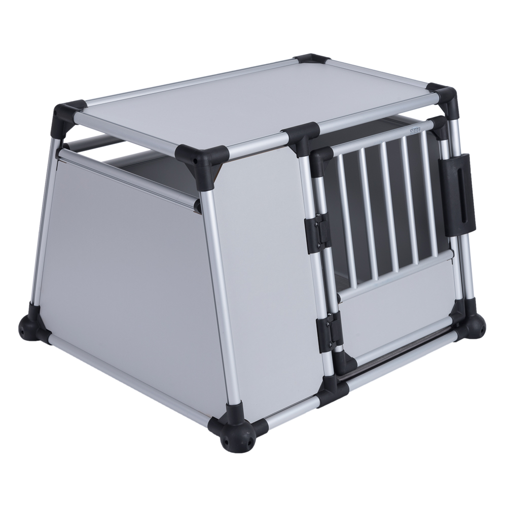 Trixie Hundebox Aluminium - B 93 x T 81 x H 64 cm (Größe L) von TRIXIE