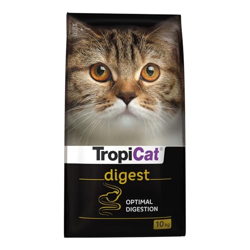 TROPICAT Digest 10kg - Alleinfuttermittel für ausgewachsene Katzen ab 12 Monaten von TropiCat