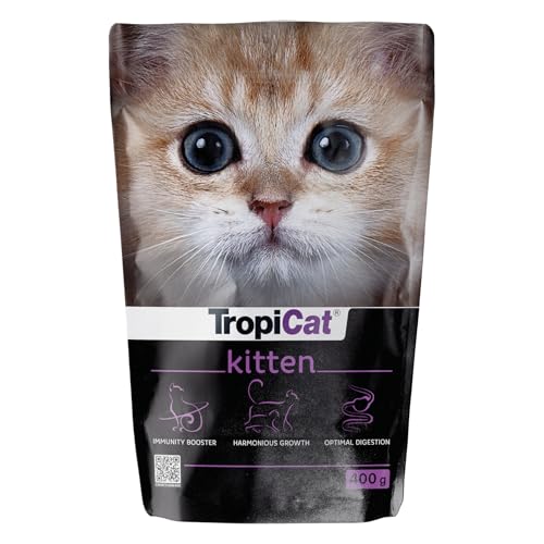 TROPICAT Kitten 400g - Alleinfuttermittel für Katzenjunge bis 12 Monate von TropiCat