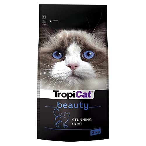 TropiCat Beauty Feder Gesundheit Erwachsene Katzenfutter 2 kg von TropiCat