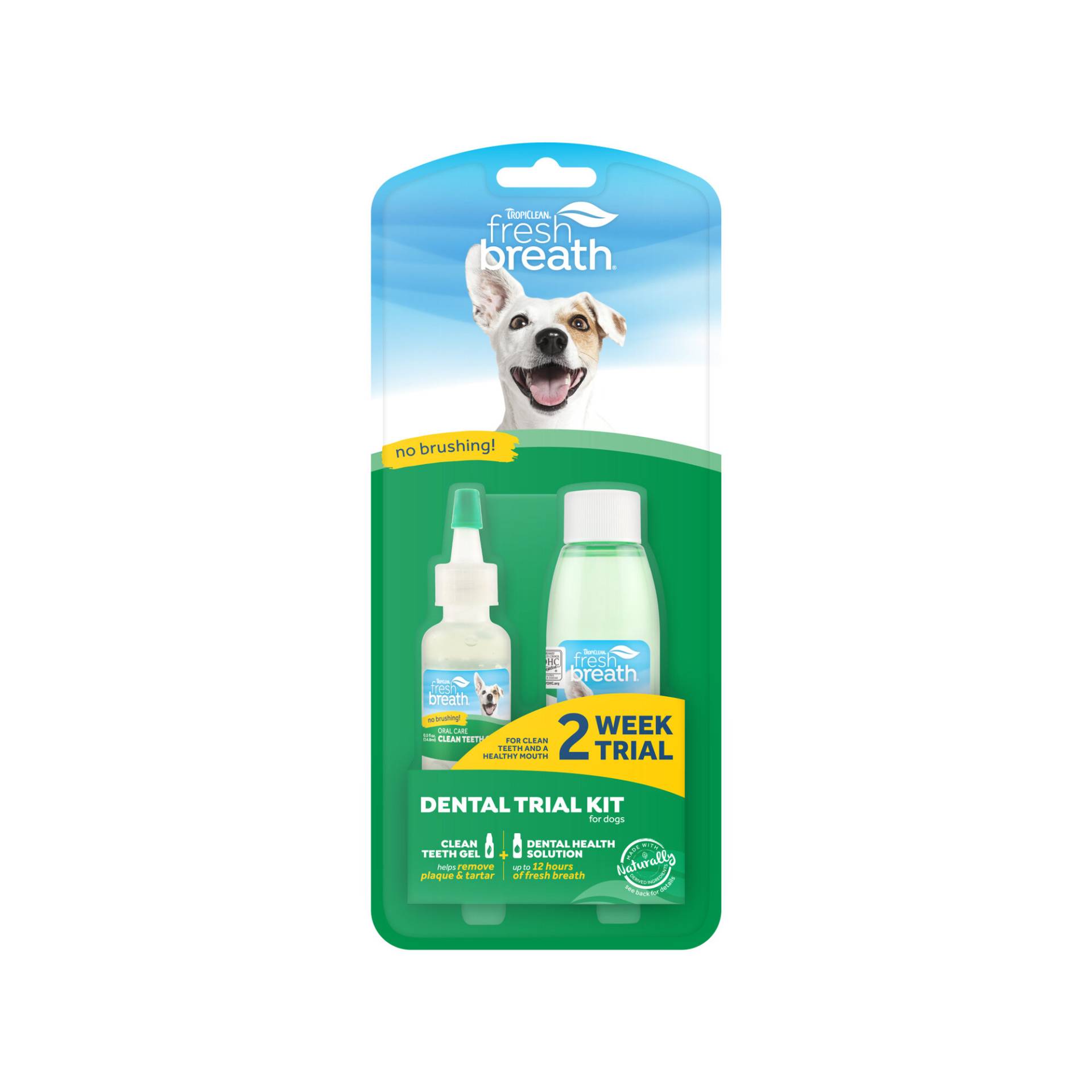 TropiClean Fresh Breath Dental Trial Kit Hund von TropiClean