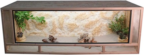 OSB Terrarium - Holzterrarium - Front aus massiven Fichtenhholzrahmen - Made In Germany !! (120x40x40cm) von Tropic Shop