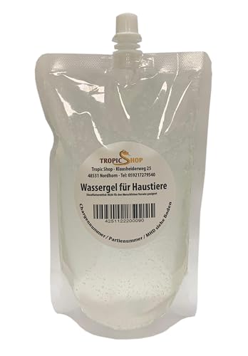 TropicShop - Wassergel gebrauchsfertig 500ml für Reptilien & Spinnen & Insekten von TropicShop